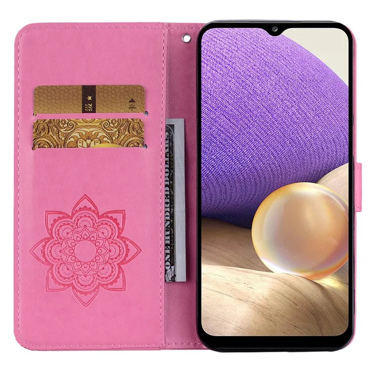For Samsung Galaxy A05s 4G Case Owl Pattern PU Leather Wallet Phone Protective Cover