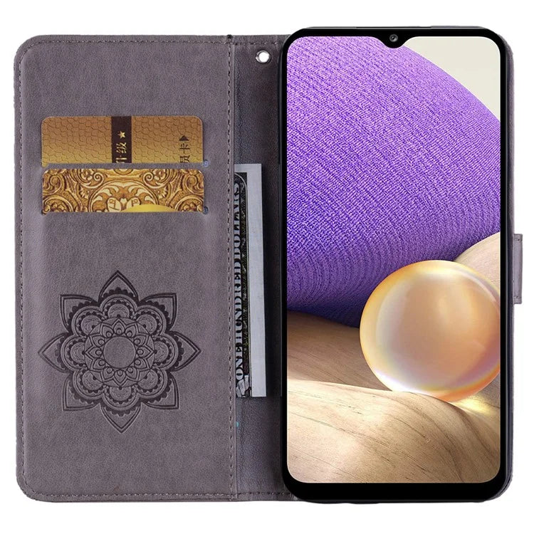For Samsung Galaxy A05s 4G Case Owl Pattern PU Leather Wallet Phone Protective Cover