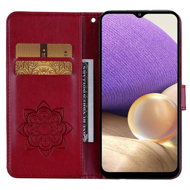 For Samsung Galaxy A05s 4G Case Owl Pattern PU Leather Wallet Phone Protective Cover