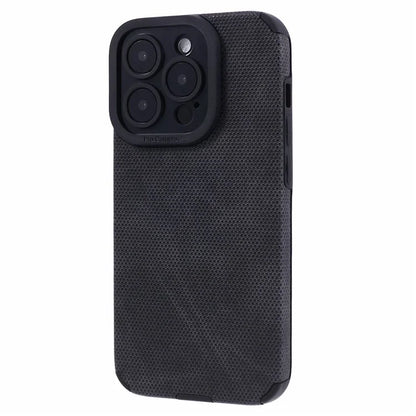 Morandi Style For iPhone 15 Pro Max Case TPU+PU Leather Back Guard Cover