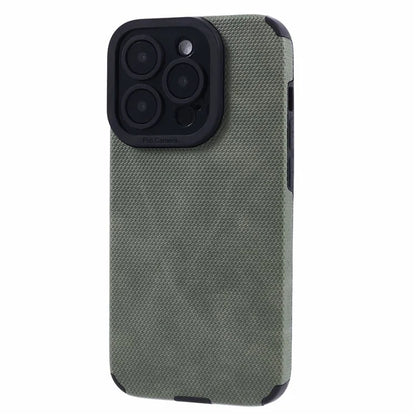 Morandi Style For iPhone 15 Pro Max Case TPU+PU Leather Back Guard Cover