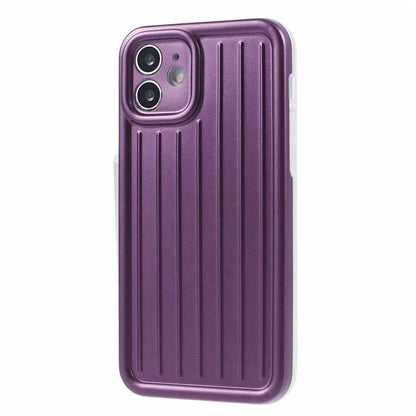 For iPhone 11 Case 3D Striped Pattern IMD TPU Anti-drop Phone Cover