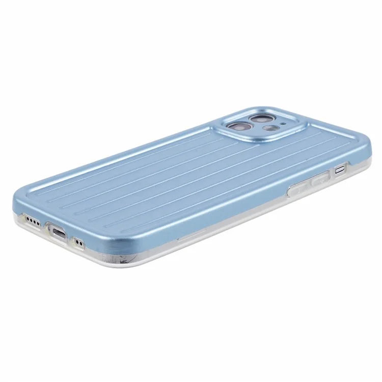 For iPhone 11 Case 3D Striped Pattern IMD TPU Anti-drop Phone Cover