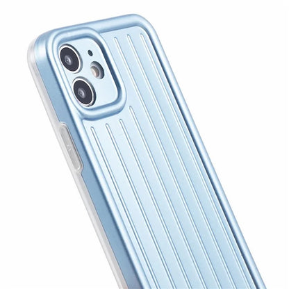 For iPhone 11 Case 3D Striped Pattern IMD TPU Anti-drop Phone Cover