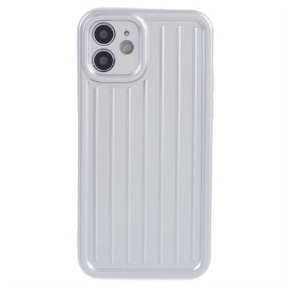 For iPhone 11 Case 3D Striped Pattern IMD TPU Anti-drop Phone Cover