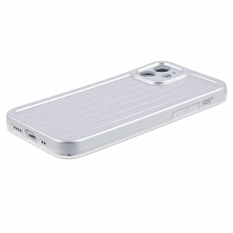 For iPhone 11 Case 3D Striped Pattern IMD TPU Anti-drop Phone Cover