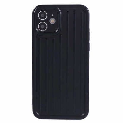 For iPhone 11 Case 3D Striped Pattern IMD TPU Anti-drop Phone Cover