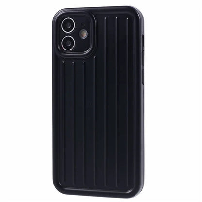 For iPhone 11 Case 3D Striped Pattern IMD TPU Anti-drop Phone Cover