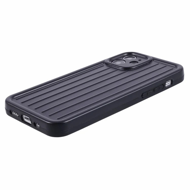 For iPhone 11 Case 3D Striped Pattern IMD TPU Anti-drop Phone Cover