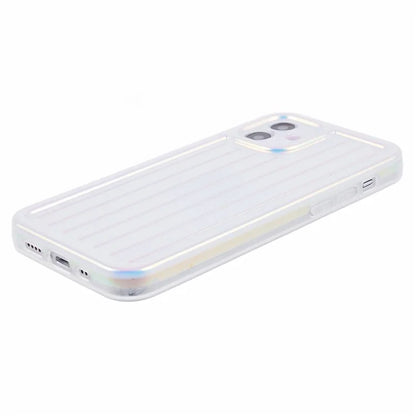 For iPhone 11 Case 3D Striped Pattern IMD TPU Anti-drop Phone Cover