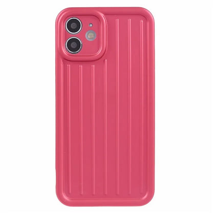 For iPhone 11 Case 3D Striped Pattern IMD TPU Anti-drop Phone Cover