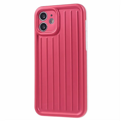 For iPhone 11 Case 3D Striped Pattern IMD TPU Anti-drop Phone Cover