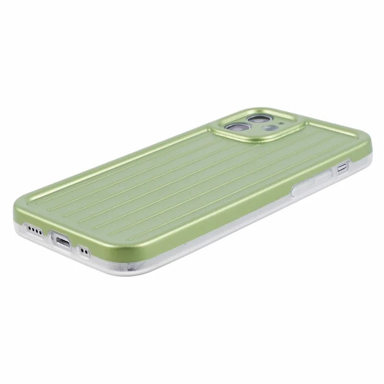 For iPhone 11 Case 3D Striped Pattern IMD TPU Anti-drop Phone Cover