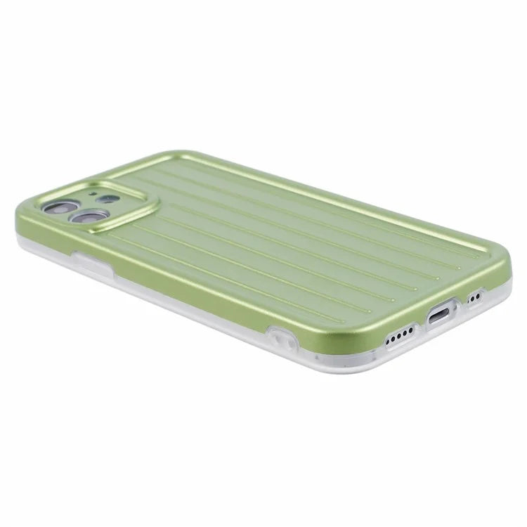 For iPhone 11 Case 3D Striped Pattern IMD TPU Anti-drop Phone Cover