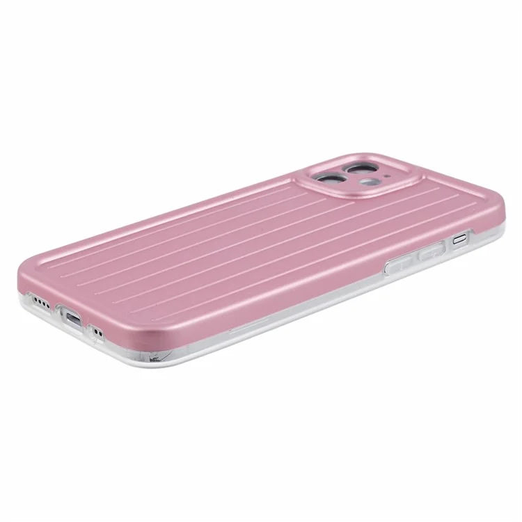 For iPhone 11 Case 3D Striped Pattern IMD TPU Anti-drop Phone Cover