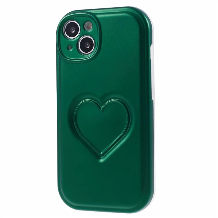 IMD TPU Case for iPhone 13 Cover with 3D Effect Love Heart