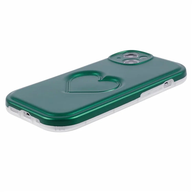 IMD TPU Case for iPhone 13 Cover with 3D Effect Love Heart