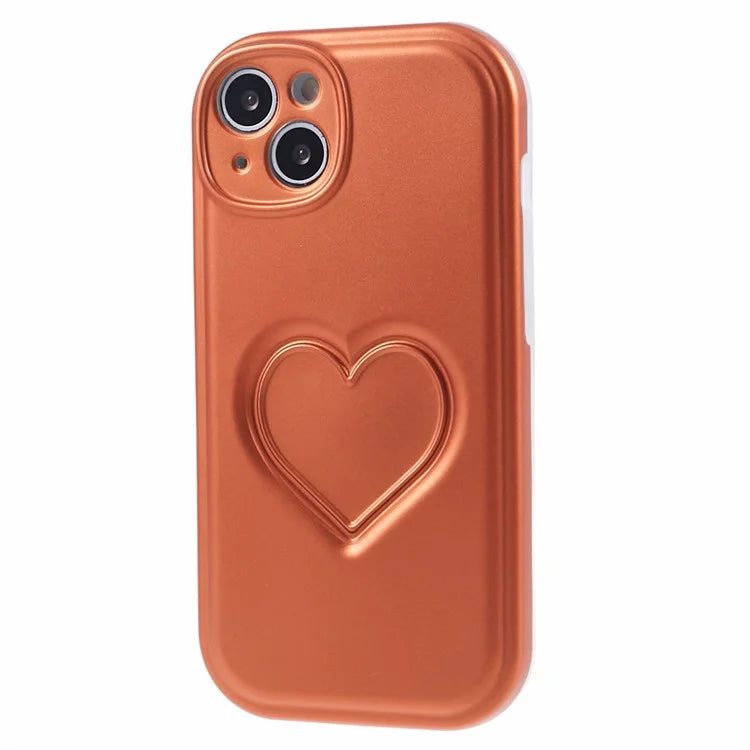 IMD TPU Case for iPhone 13 Cover with 3D Effect Love Heart