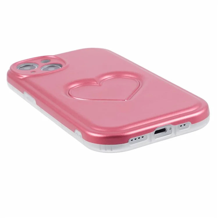 IMD TPU Case for iPhone 13 Cover with 3D Effect Love Heart