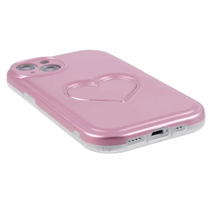 IMD TPU Case for iPhone 13 Cover with 3D Effect Love Heart