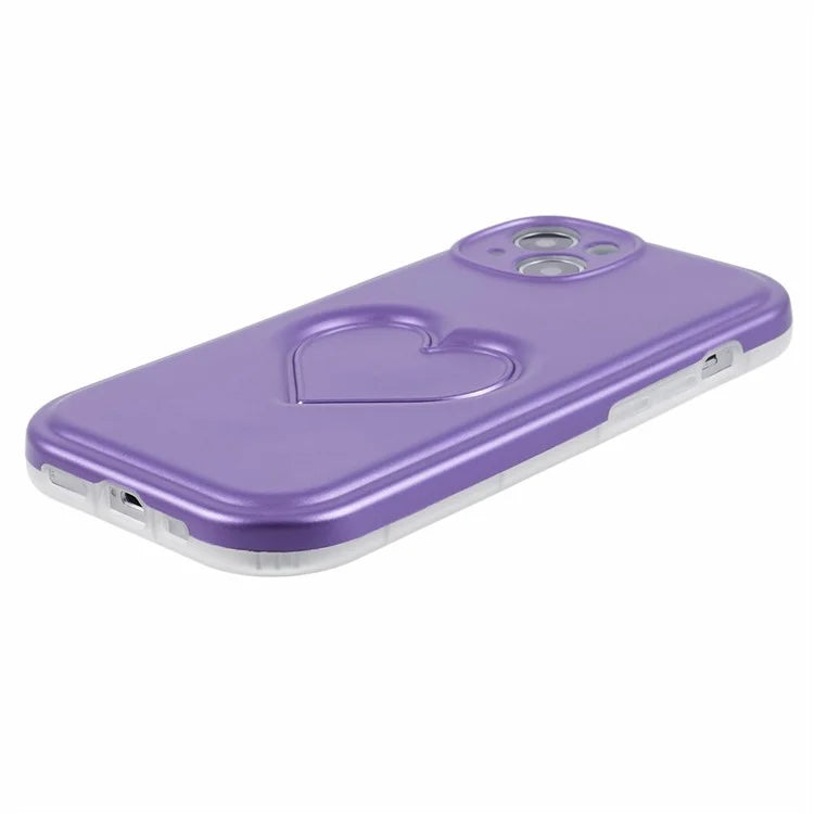 IMD TPU Case for iPhone 13 Cover with 3D Effect Love Heart