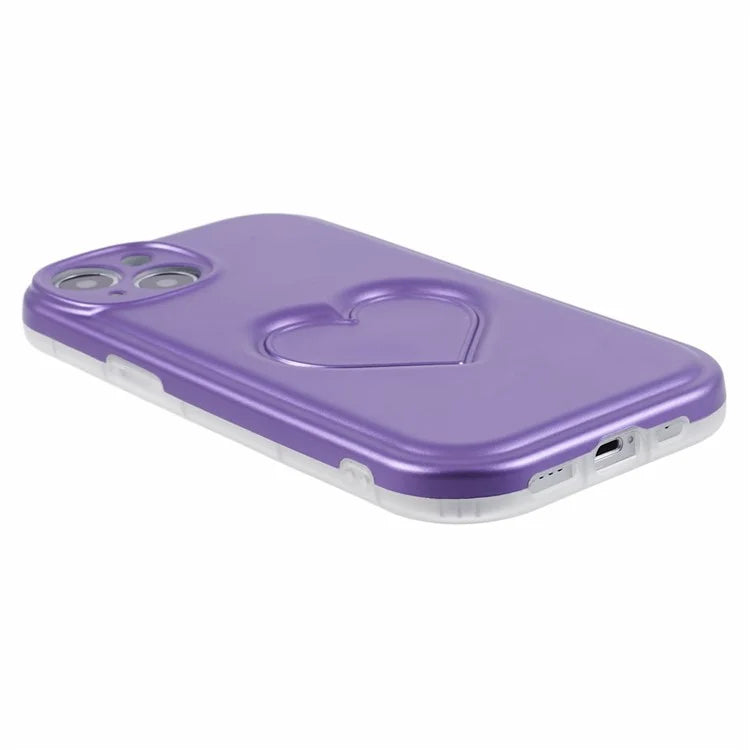 IMD TPU Case for iPhone 13 Cover with 3D Effect Love Heart