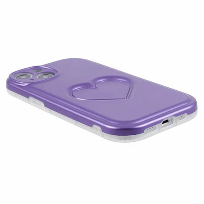 IMD TPU Case for iPhone 13 Cover with 3D Effect Love Heart
