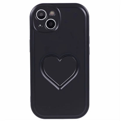 IMD TPU Case for iPhone 13 Cover with 3D Effect Love Heart