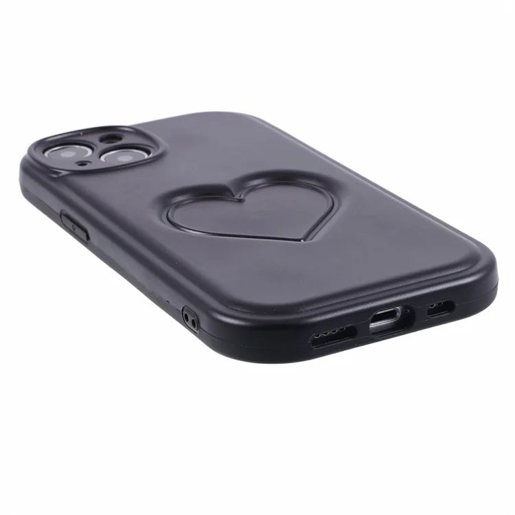 IMD TPU Case for iPhone 13 Cover with 3D Effect Love Heart