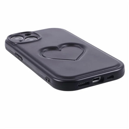 IMD TPU Case for iPhone 13 Cover with 3D Effect Love Heart