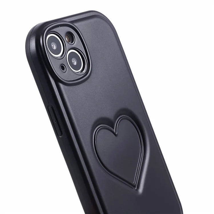 IMD TPU Case for iPhone 13 Cover with 3D Effect Love Heart