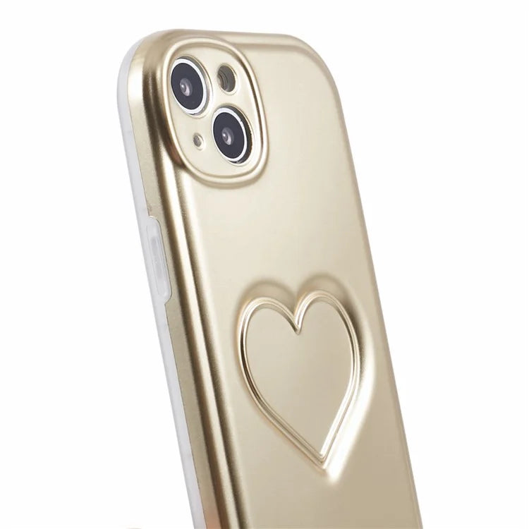 IMD TPU Case for iPhone 13 Cover with 3D Effect Love Heart