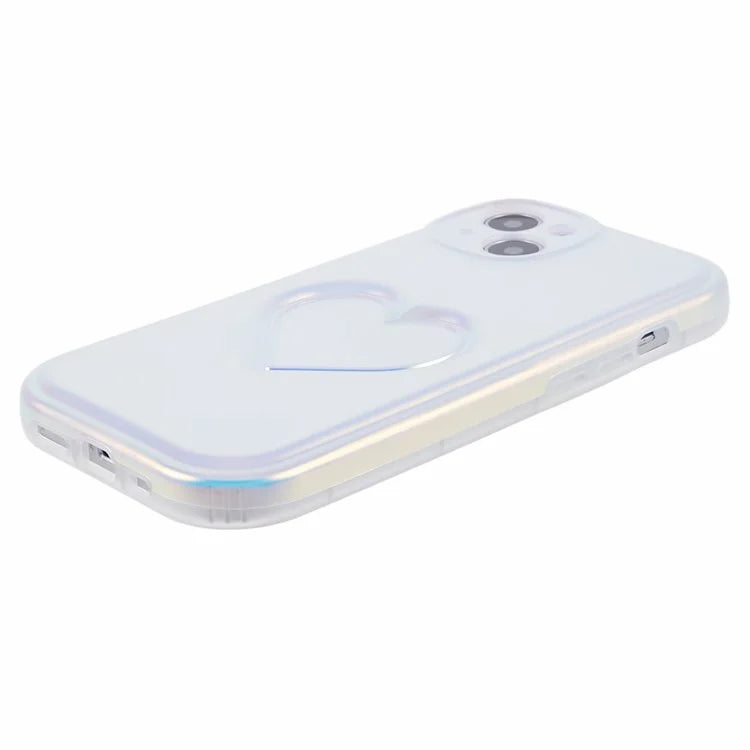 IMD TPU Case for iPhone 13 Cover with 3D Effect Love Heart