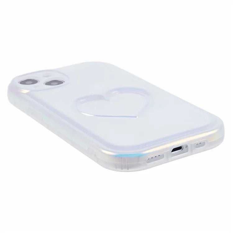 IMD TPU Case for iPhone 13 Cover with 3D Effect Love Heart