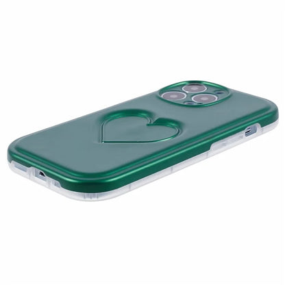 For iPhone 13 Pro TPU Case 3D Effect Heart Shape IMD Phone Cover