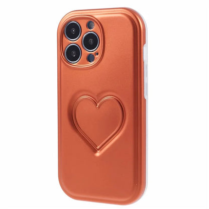 For iPhone 13 Pro TPU Case 3D Effect Heart Shape IMD Phone Cover