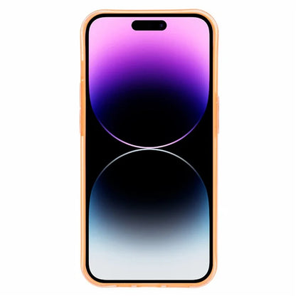 For iPhone 14 Pro Max Case Jelly TPU Glittery Anti-scratch Phone Back Cover
