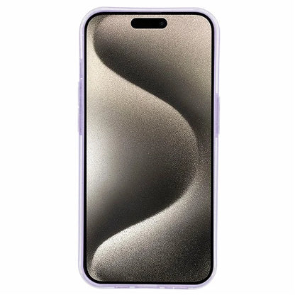 For iPhone 15 Pro Case Glitter Powder Soft TPU Anti-fall Cellphone Cover