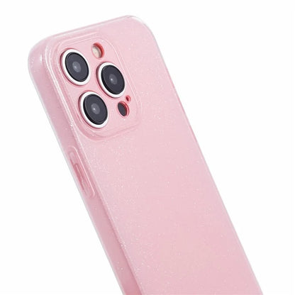For iPhone 15 Pro Case Glitter Powder Soft TPU Anti-fall Cellphone Cover