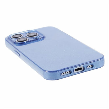 For iPhone 15 Pro Case Glitter Powder Soft TPU Anti-fall Cellphone Cover