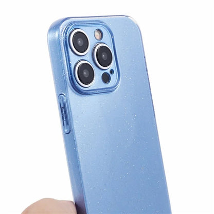 For iPhone 15 Pro Case Glitter Powder Soft TPU Anti-fall Cellphone Cover