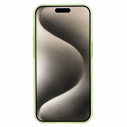 For iPhone 15 Pro Max Case Glitter Powder Flexible TPU Phone Protective Cover