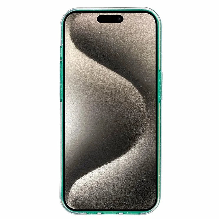 For iPhone 15 Pro Max Case Glitter Powder Flexible TPU Phone Protective Cover