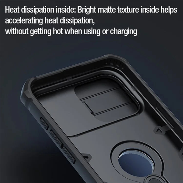 NILLKIN CamShield Armor For iPhone 15 Pro Case Slide Camera Protection PC + TPU Phone Cover