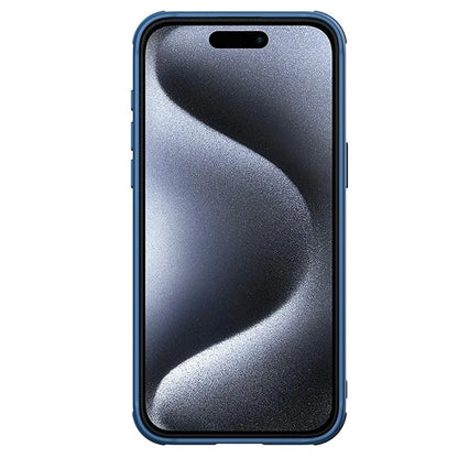 NILLKIN CamShield Prop For iPhone 15 Pro Max Case Camera Protection PU Leather+PC+TPU Phone Cover