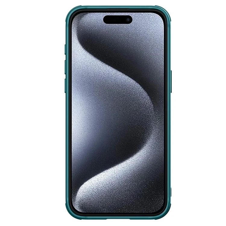 NILLKIN CamShield Prop For iPhone 15 Pro Max Case Camera Protection PU Leather+PC+TPU Phone Cover