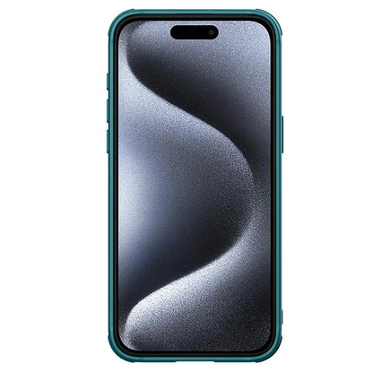 NILLKIN CamShield Prop For iPhone 15 Pro Max Case Camera Protection PU Leather+PC+TPU Phone Cover