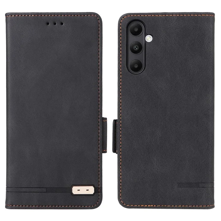 For Samsung Galaxy A05s 4G Case Hardware Decor PU Leather Phone Cover