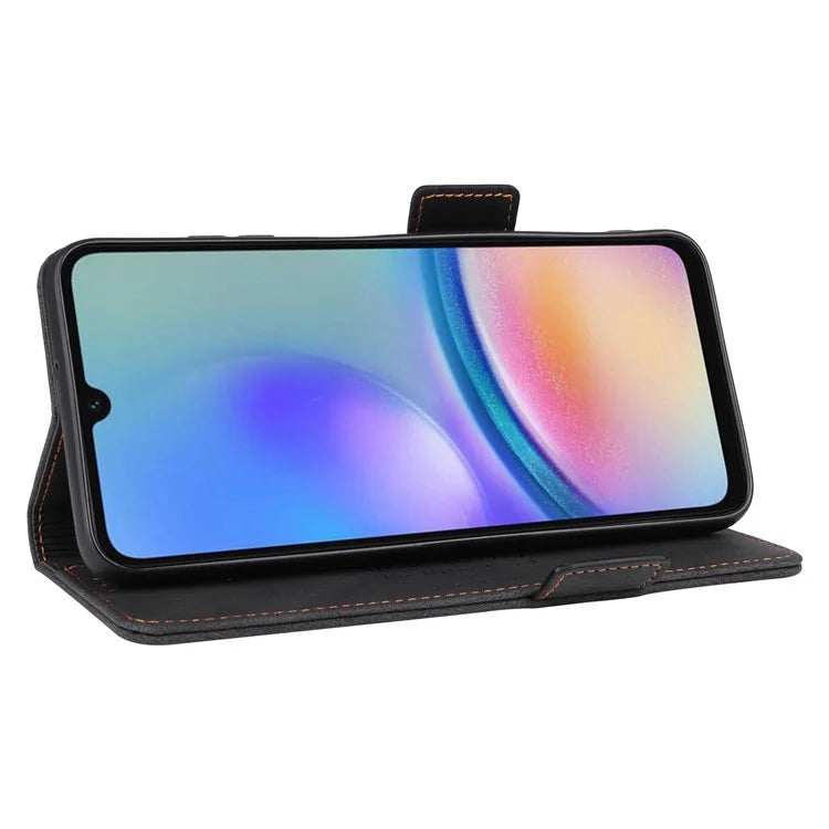 For Samsung Galaxy A05s 4G Case Hardware Decor PU Leather Phone Cover