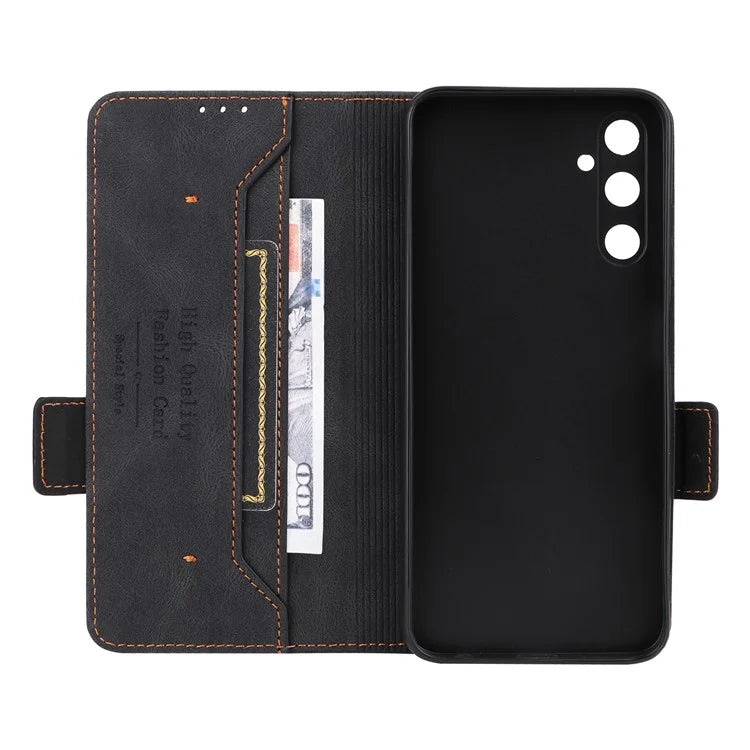 For Samsung Galaxy A05s 4G Case Hardware Decor PU Leather Phone Cover